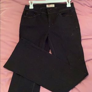 Lei Sophia hipster flare black jeans